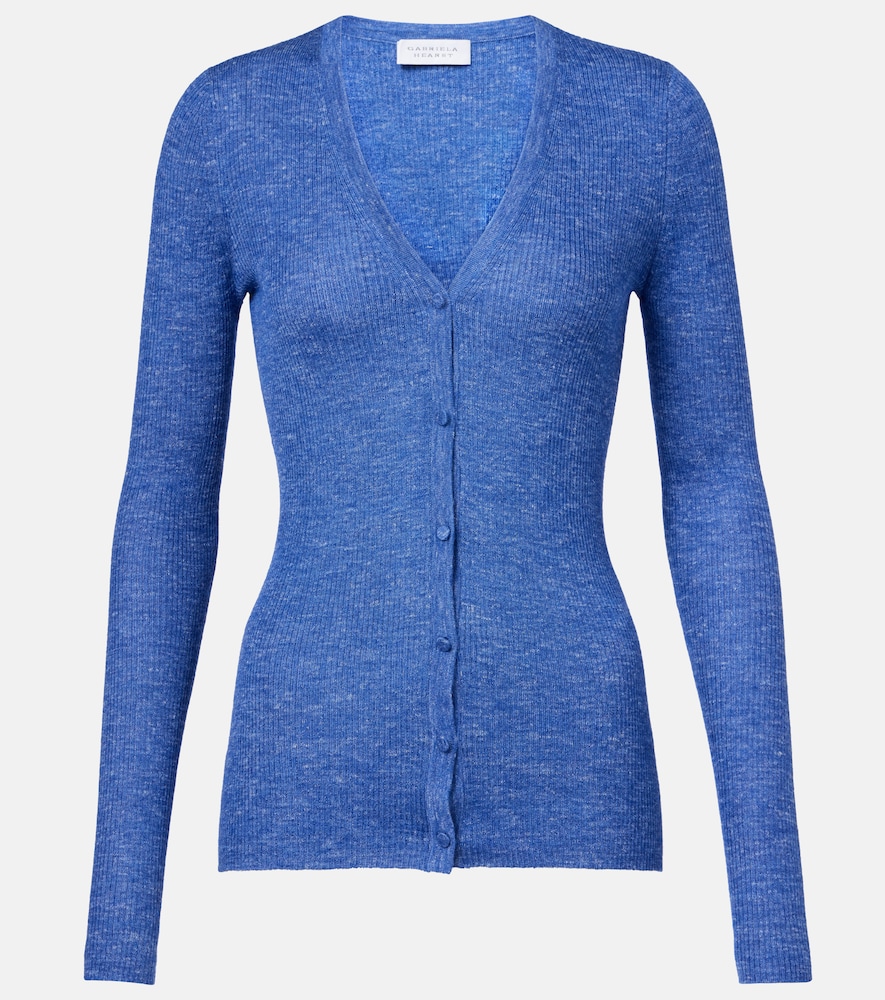 Gabriela Hearst Cardigan Aiste en cachemire soie et chanvre 693 €