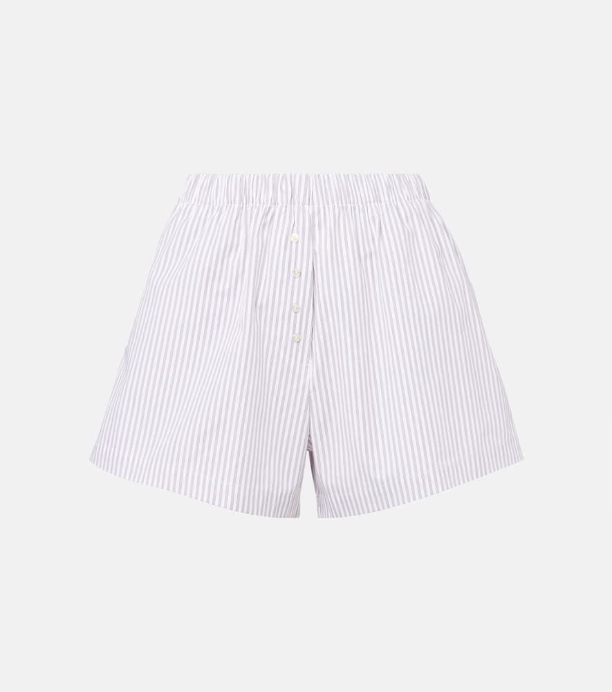 Leset Yoshi striped cotton-blend twill boxers