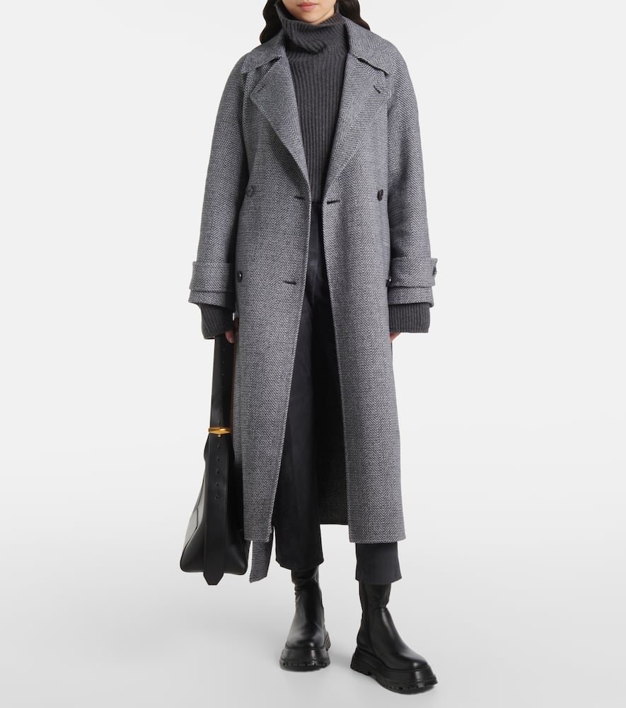 Joseph Coleman Suede Slim Pants In Black