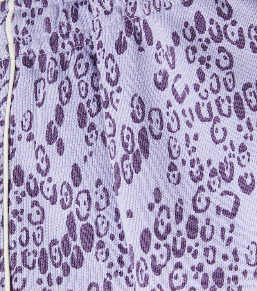 Mini Rodini Mini Rodini Leopard-print Cotton Jersey Shorts 