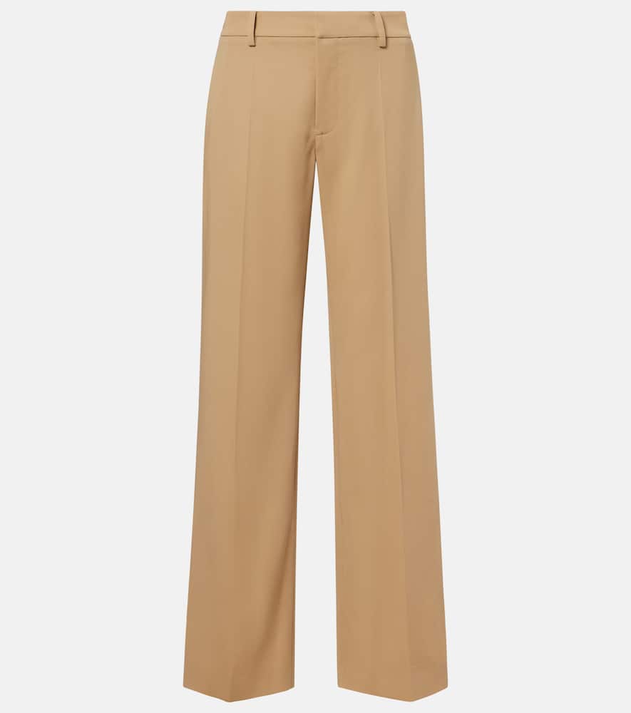 Corrine low-rise wool wide-leg pants