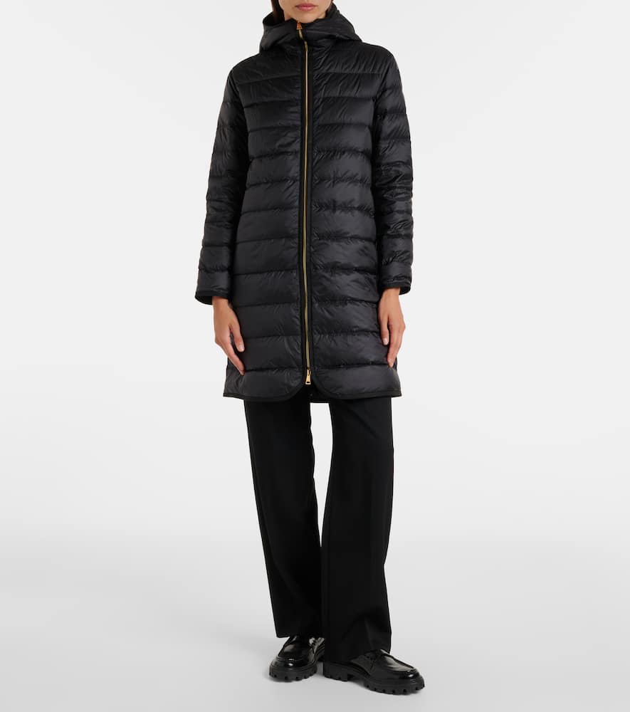 Moncler Doudoune Longue 3-en-1 En Laine Et Cachemire Bonreposse In Black