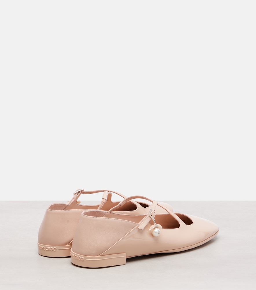  Jimmy Choo Jimmy Choo Ballerinas Eleri Aus Lackleder 