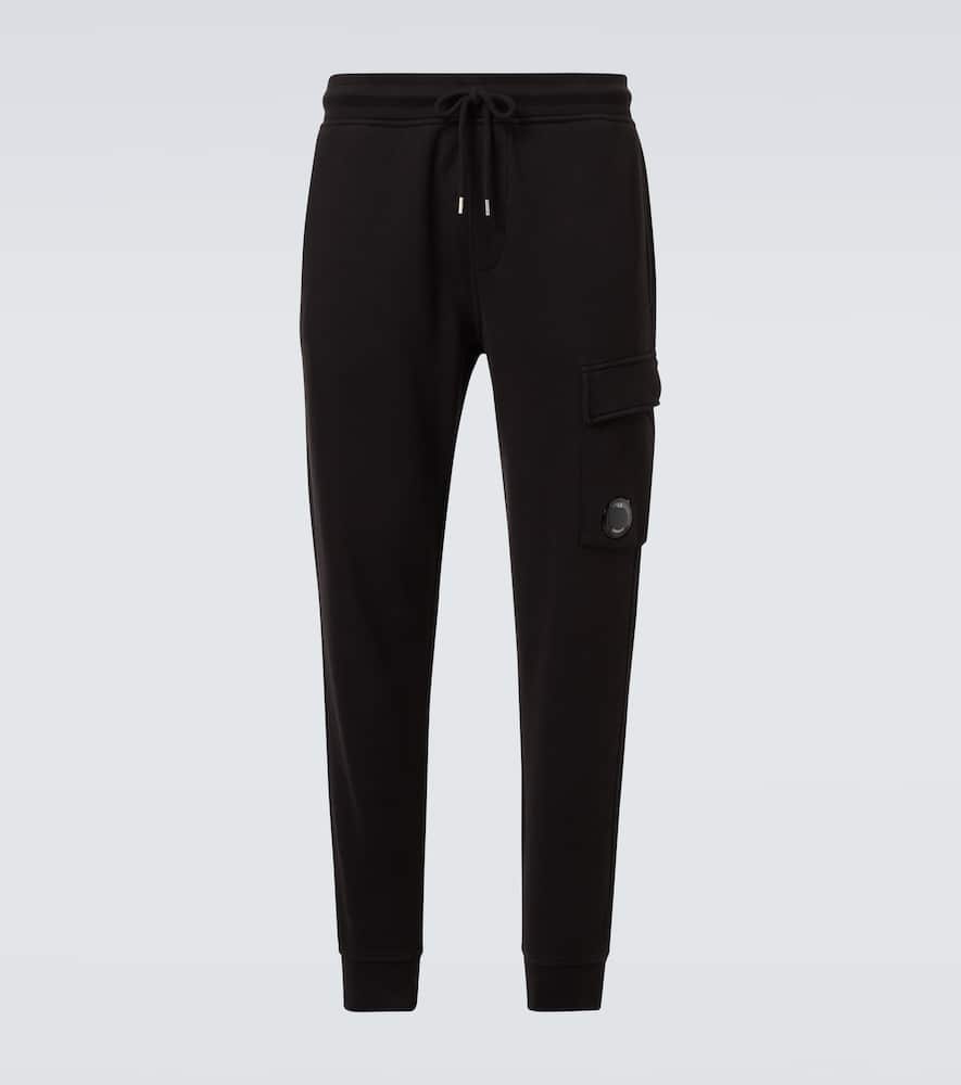 C.p. Company C. P. Company Cotton Fleece Sweatpants In Black
