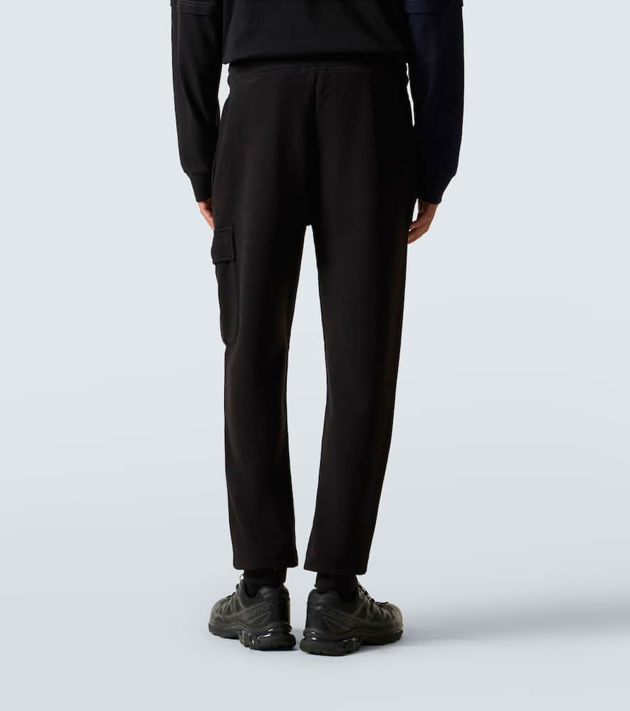 C.p. Company C. P. Company Cotton Fleece Sweatpants In Black