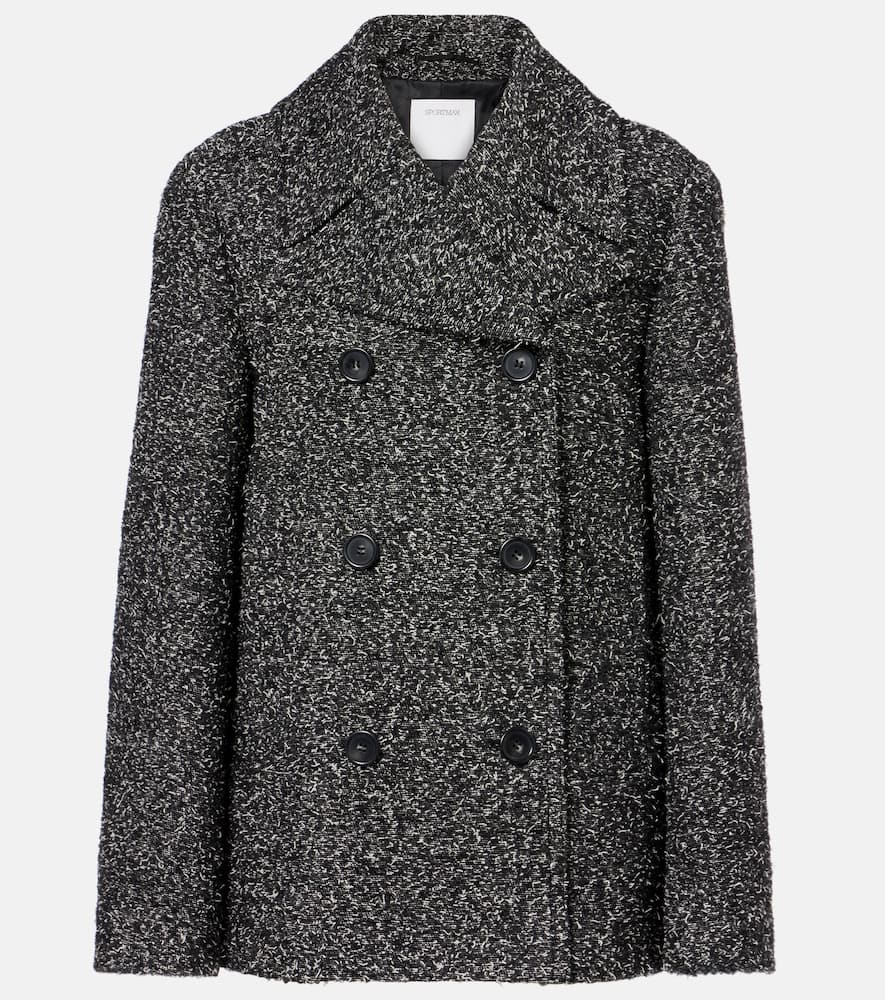 Olaf wool and cotton-blend coat