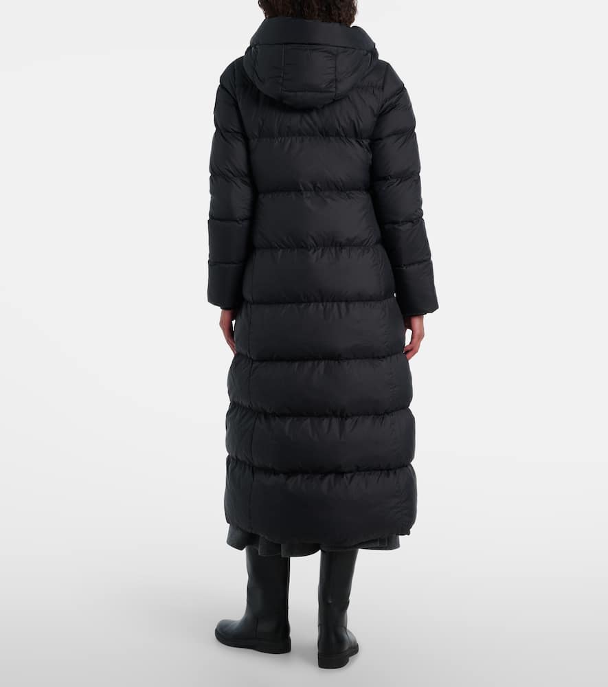 Canada Goose Mystique Hooded Down Coat In Black