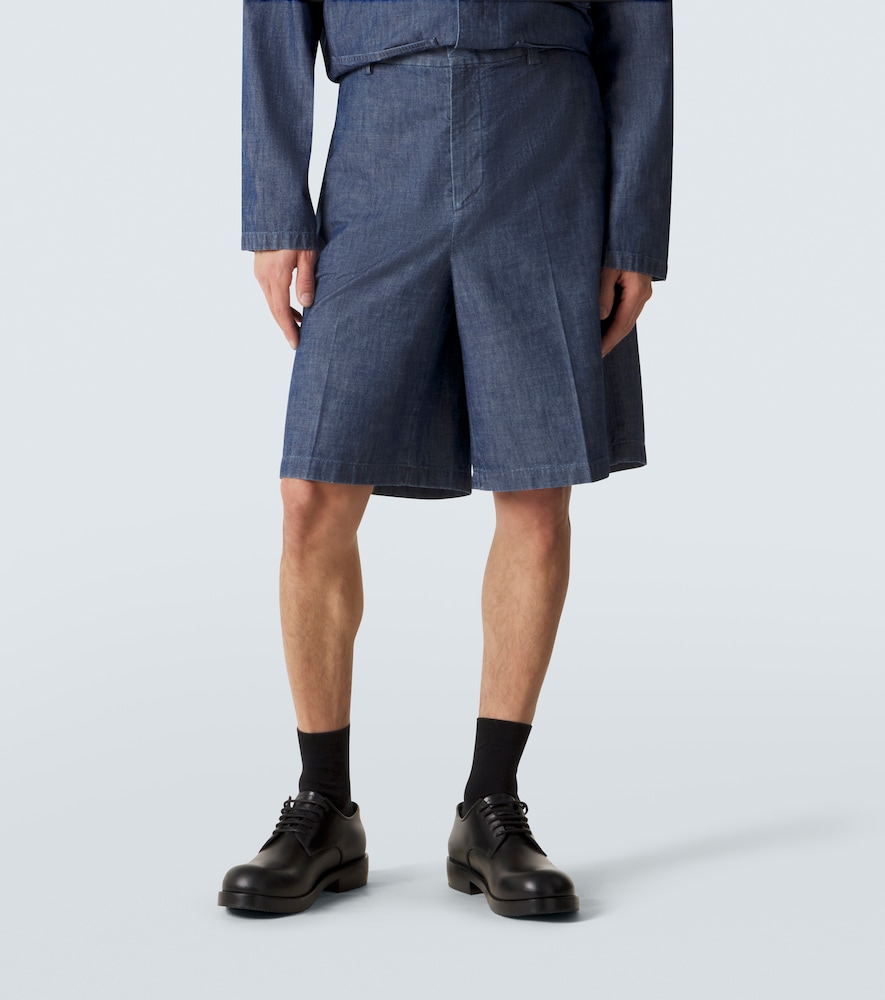 Denim Bermuda Shorts