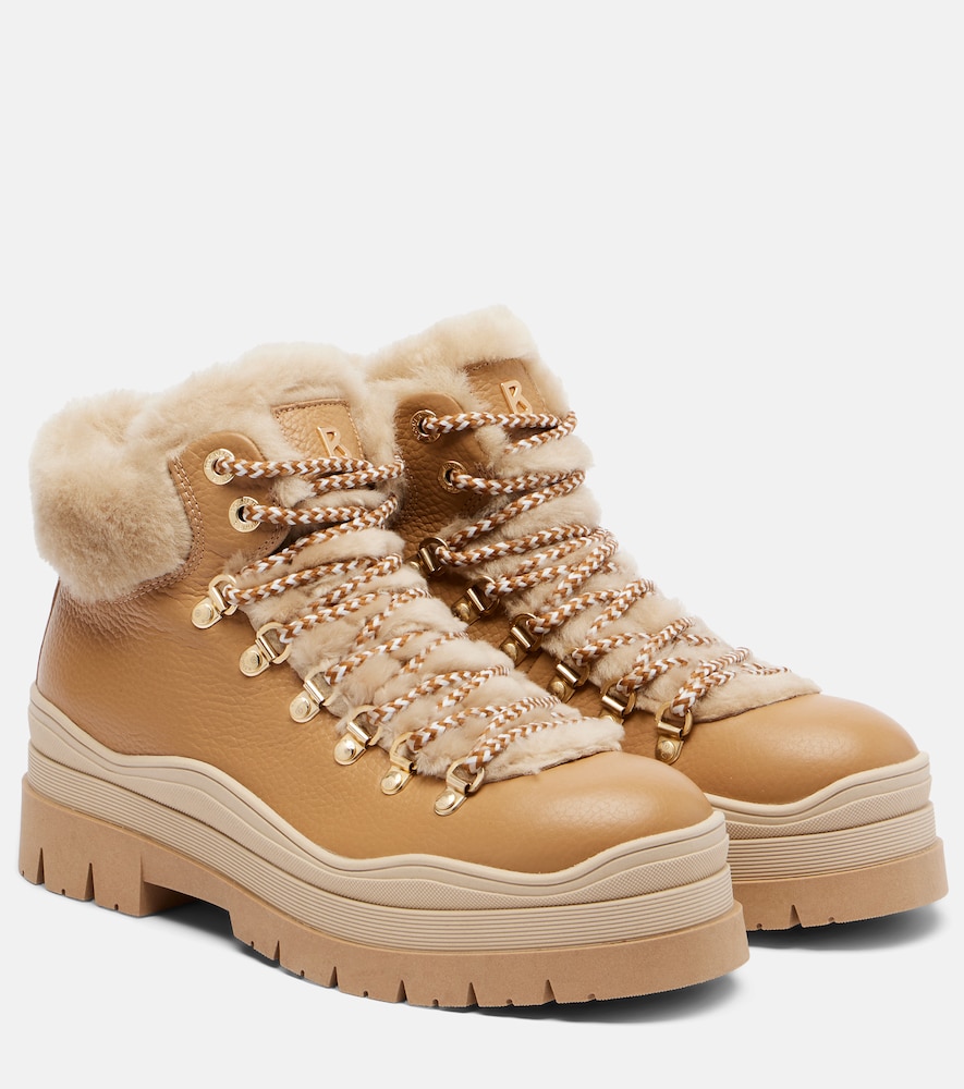 Bogner Bottines Arosa en cuir et shearling 360 €