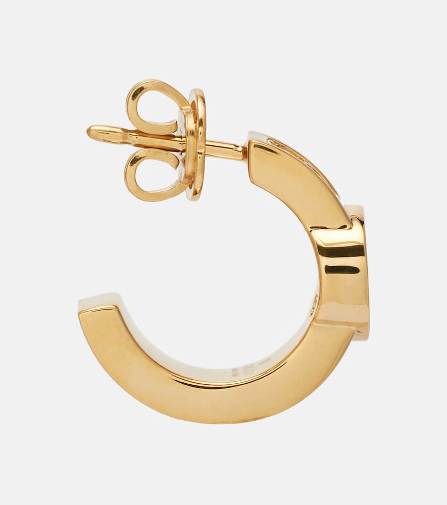 Gucci Blondie Embellished Earrings In Gold