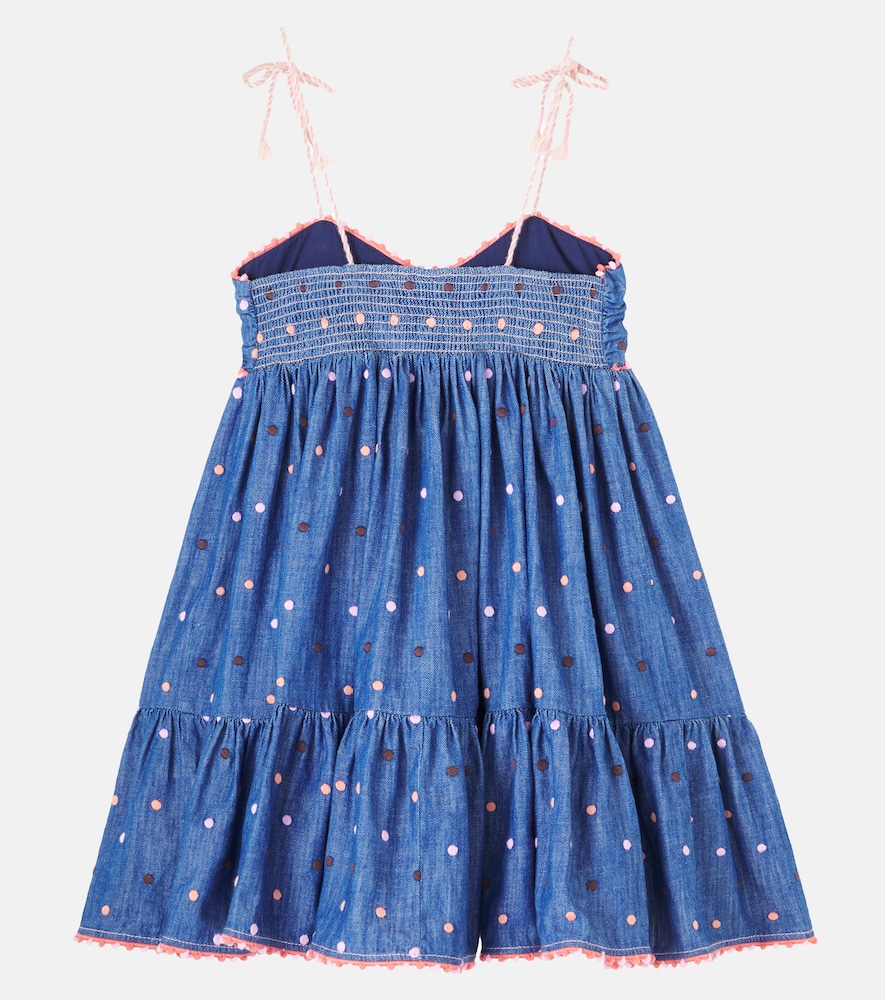  Zimmermann Kids Zimmermann Kids Besticktes Jeanskleid 