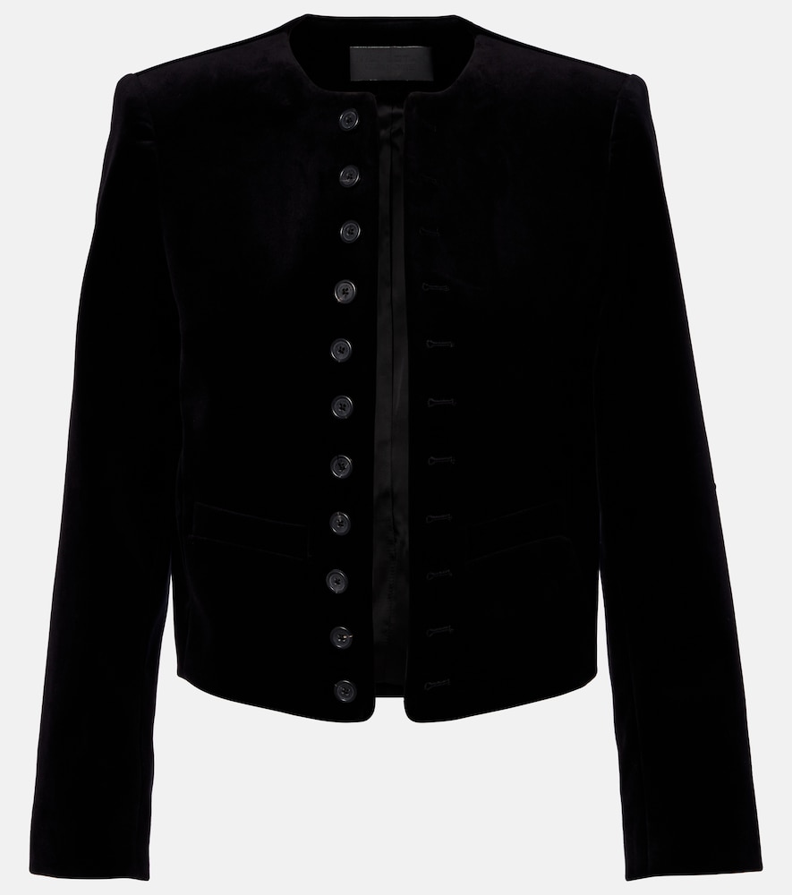 Nili Lotan Patti cotton velvet jacket