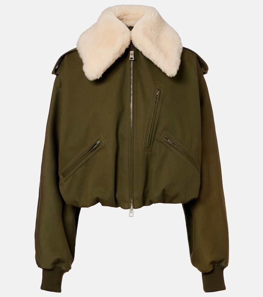 Jacke mit Shearling