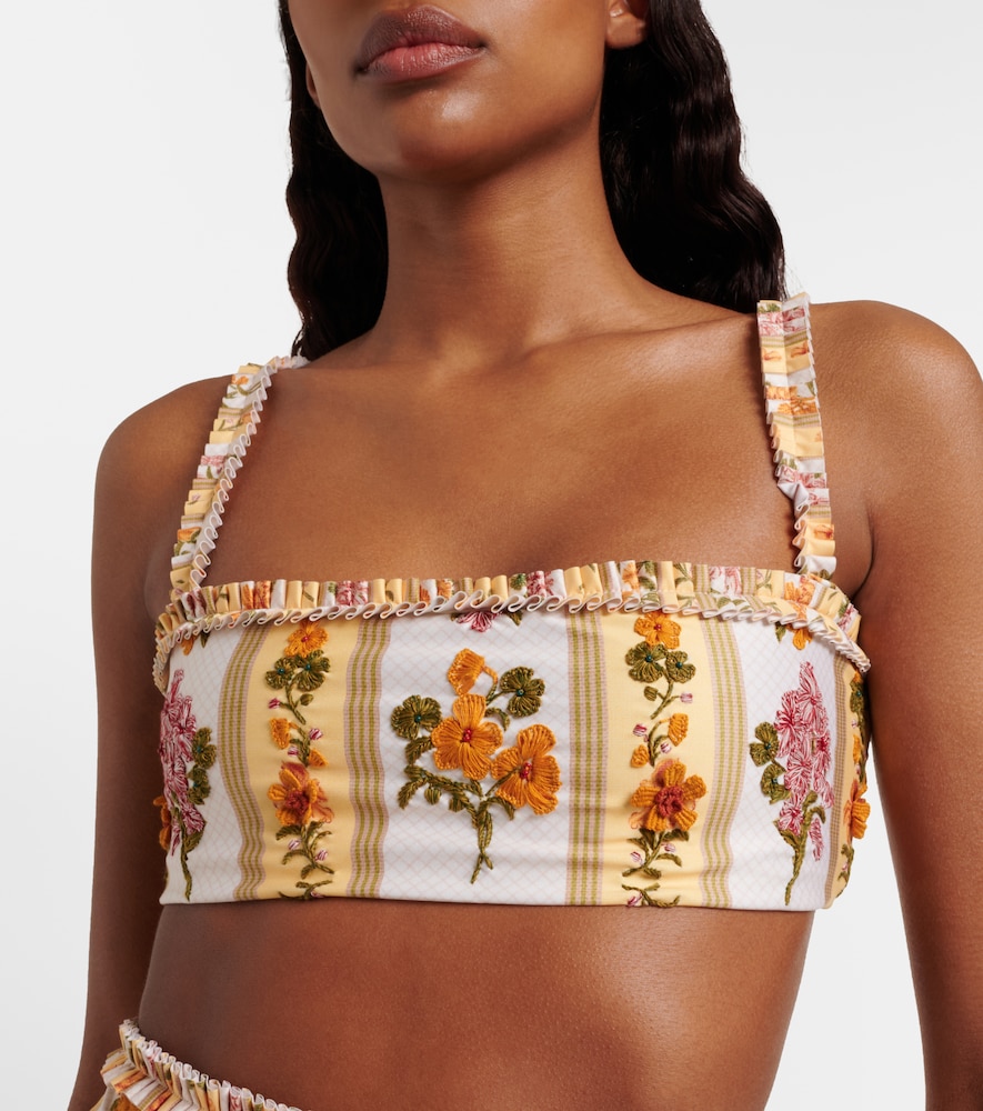  Agua By Agua Bendita Agua By Agua Bendita Besticktes Bikini-oberteil 