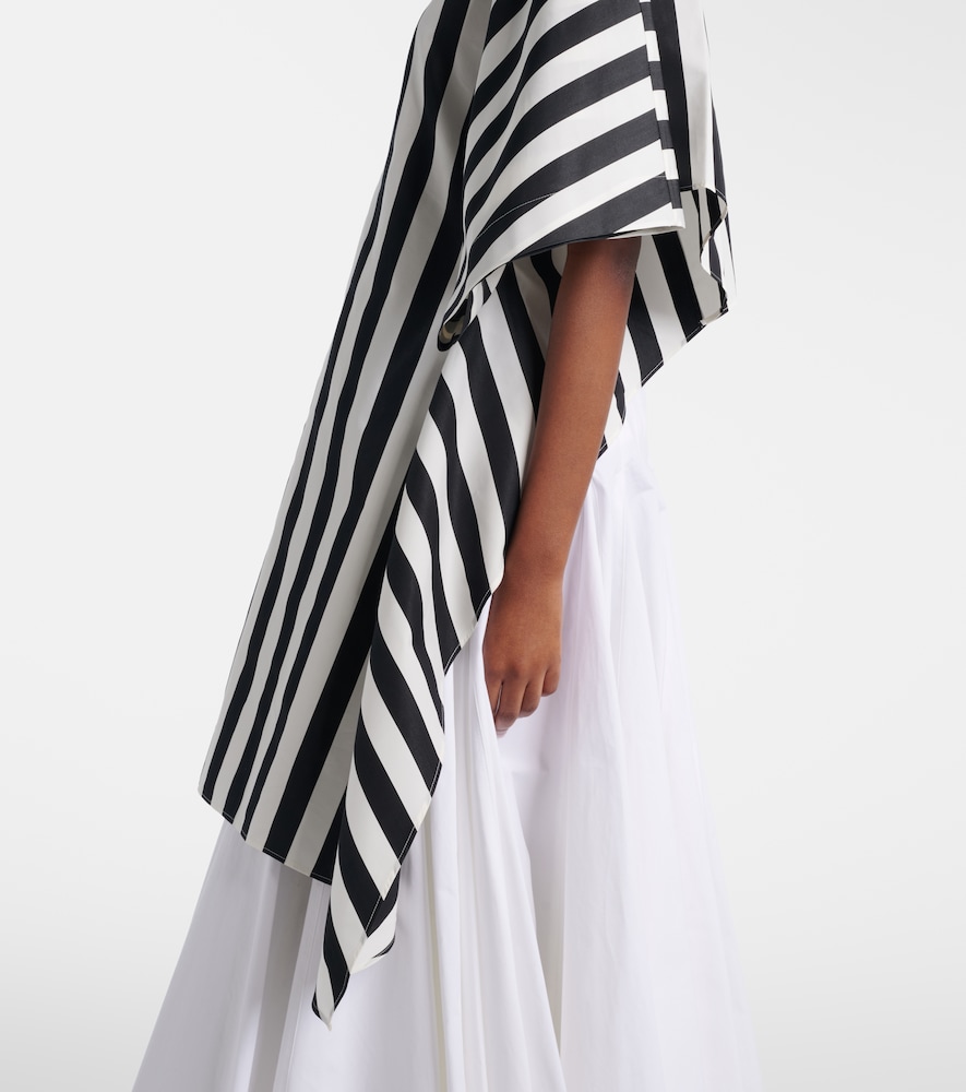  Jacquemus Jacquemus Túnica Moisson De Algodón Y Seda A Rayas 