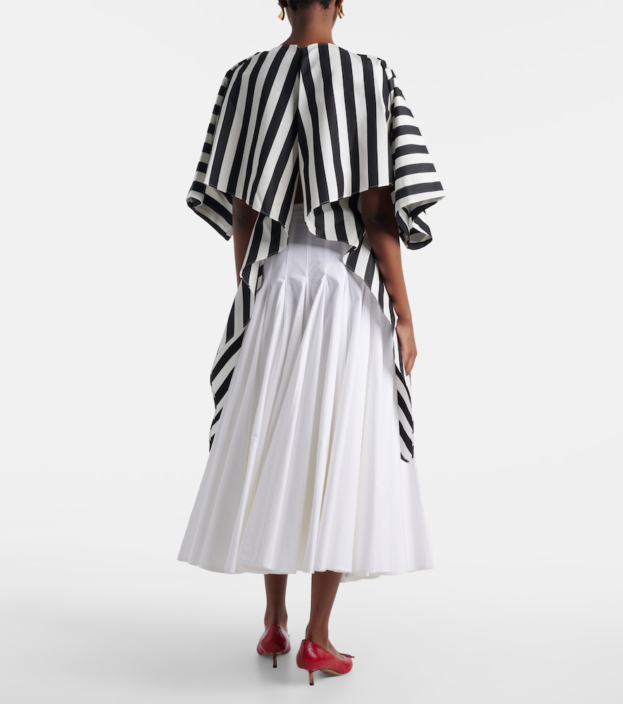  Jacquemus Jacquemus Túnica Moisson De Algodón Y Seda A Rayas 
