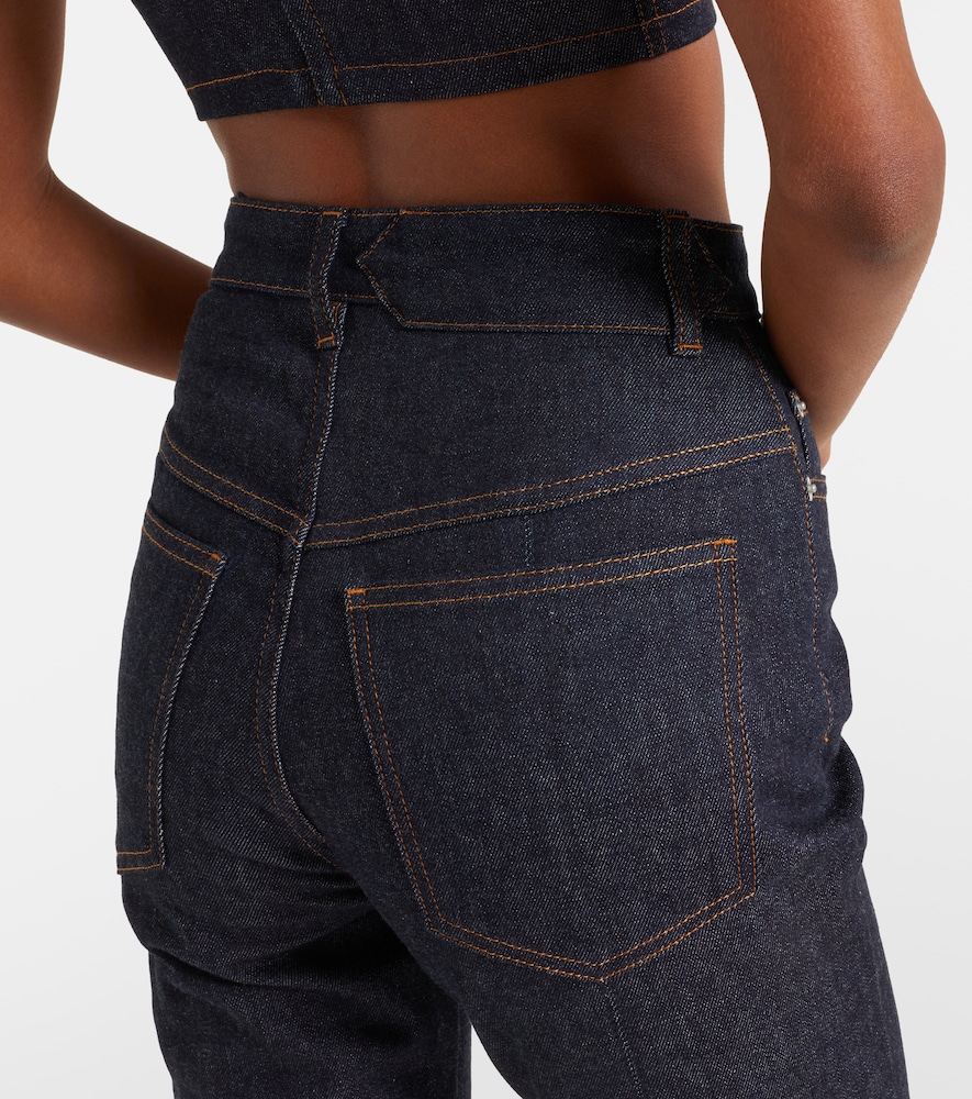  Jacquemus Jacquemus Logo Capri Jeans 