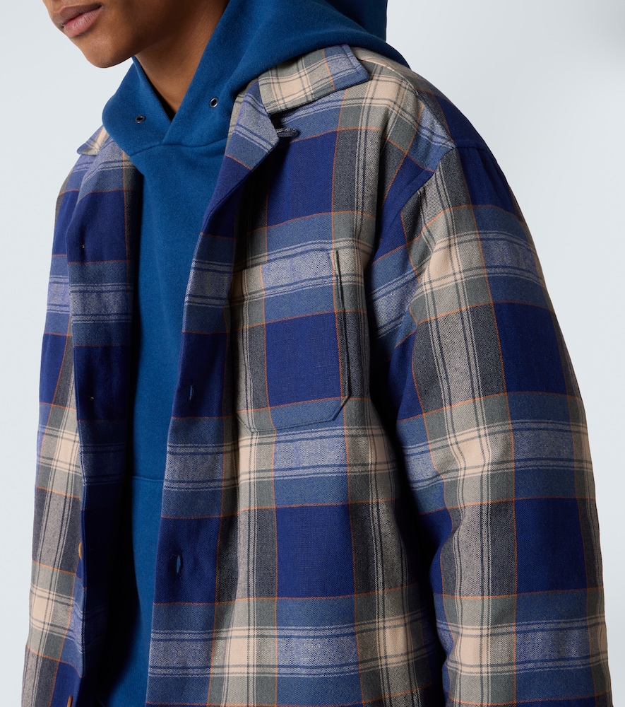  Visvim Visvim Keesey Wool And Linen Down Overshirt 