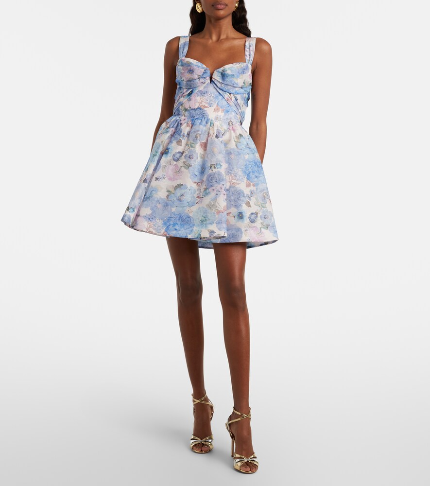  Zimmermann Zimmermann Minikleid Rebellion Aus Leinen Und Seide 