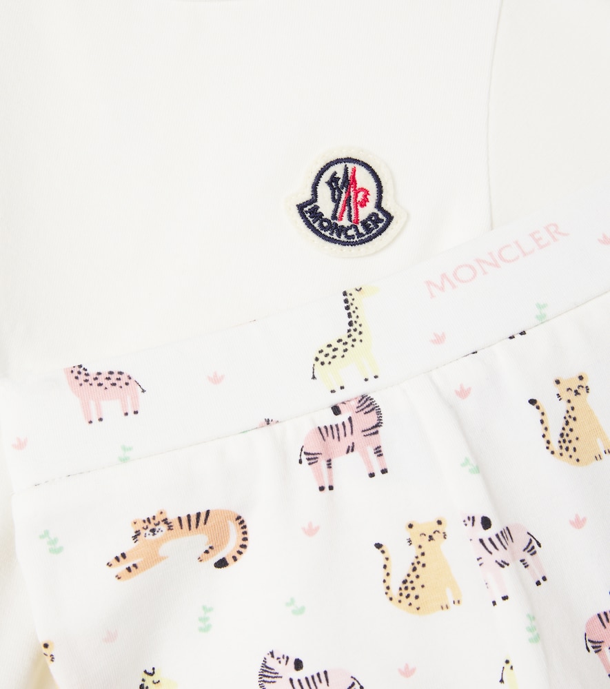  Moncler Enfant Moncler Enfant Baby Set Aus T-shirt Und Jogginghose 