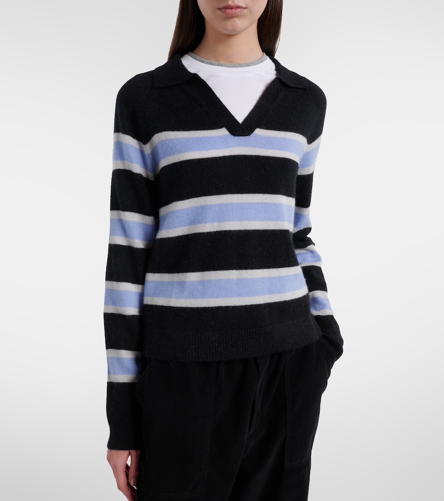 Everlake Striped Polo Sweater