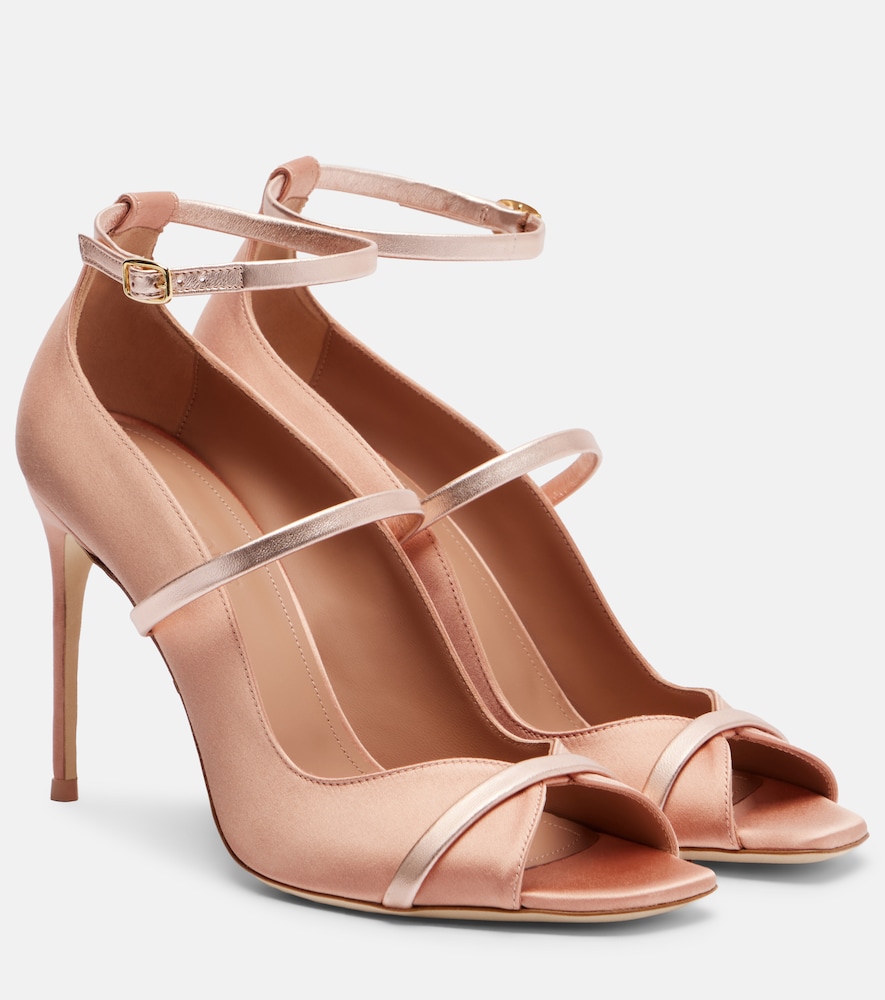 Malone Souliers Sandales Cynthia 90 en satin