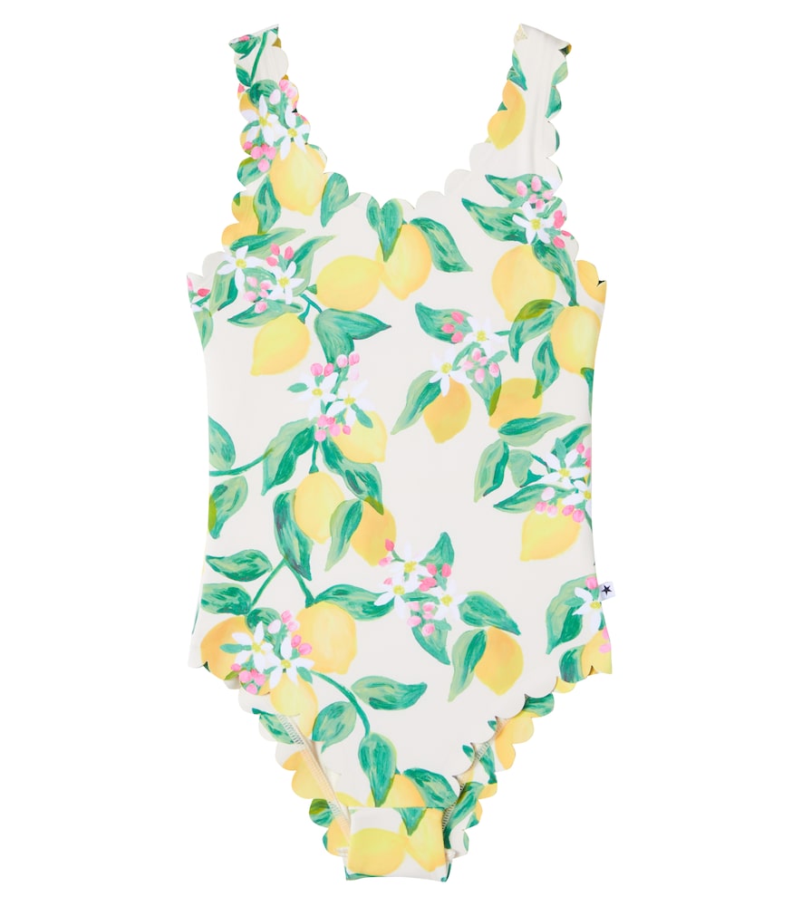 Molo Yellow Noelle Printed Swimsuit Y Size 4 - Mytheresa