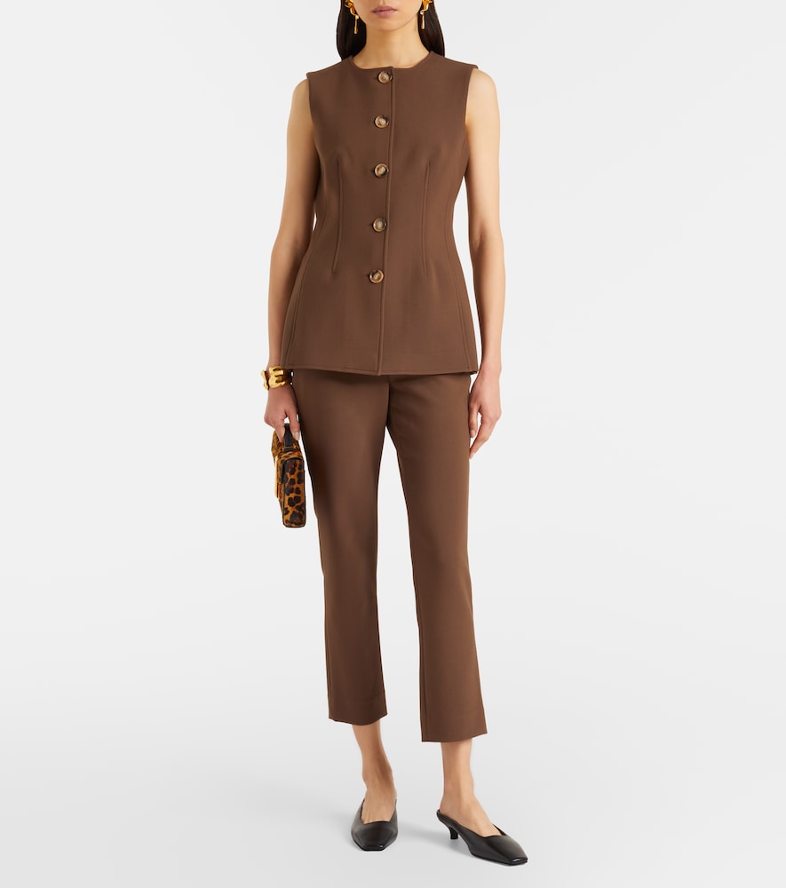  Veronica Beard Veronica Beard Stila Cropped Slim Pants 