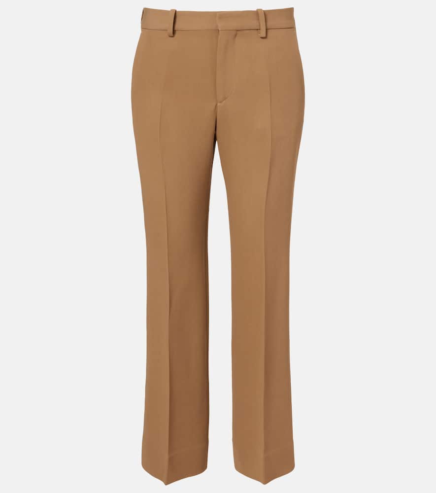 Totême Flared Pants In Brown