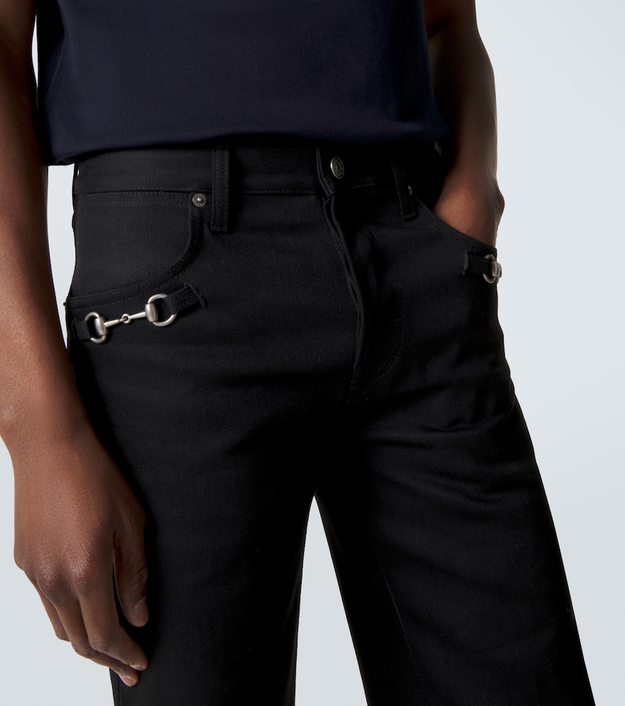  Gucci Gucci Jeans Flared Horsebit 