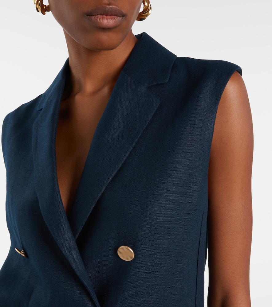  's Max Mara 's Max Mara Bird Linen Vest 