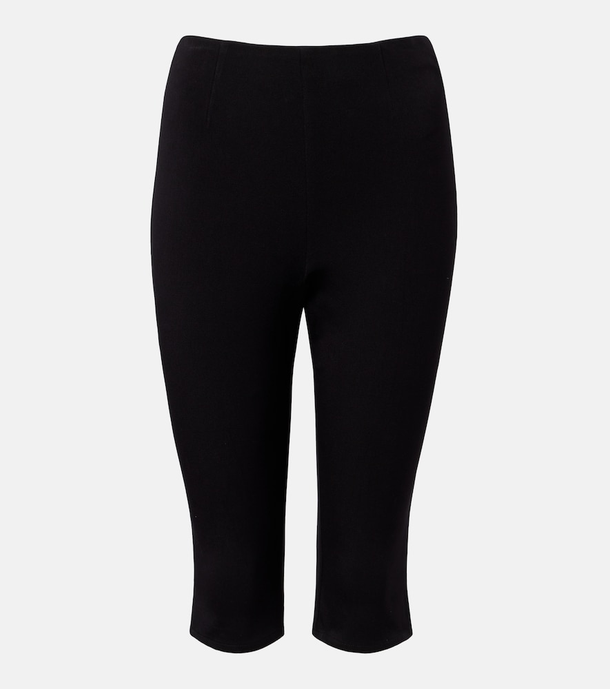 Pantaloni Angelina capri in misto cotone