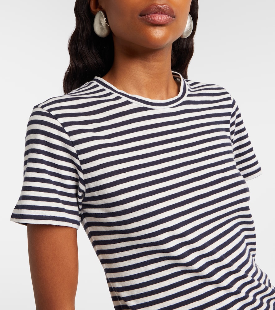 Lana Striped Cotton Jersey T-Shirt