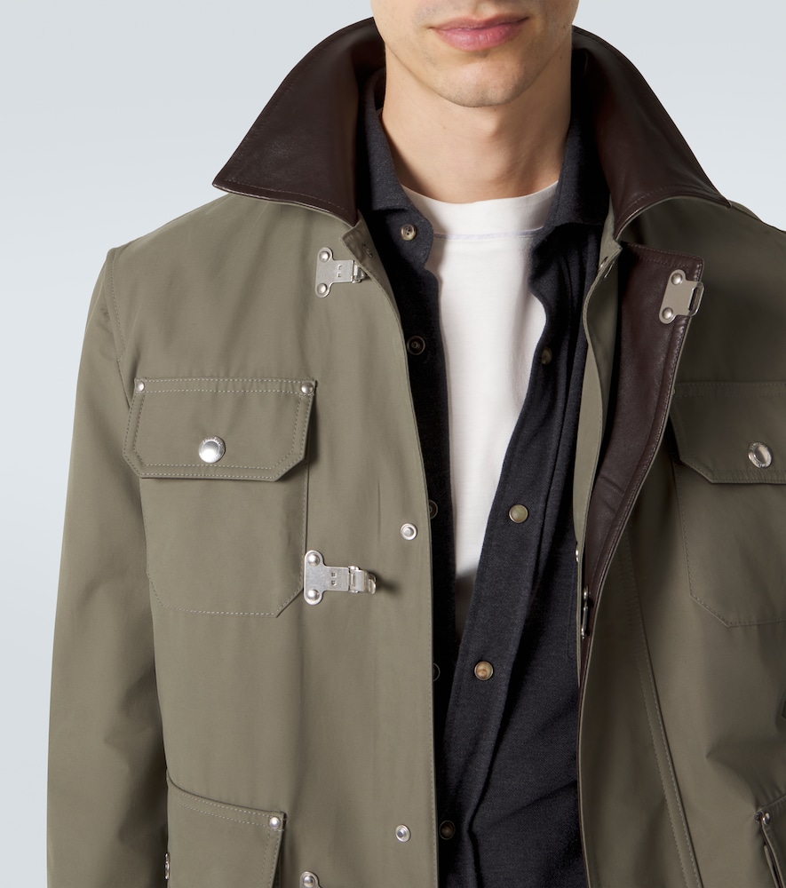 Cotton-Blend Gabardine Field Jacket