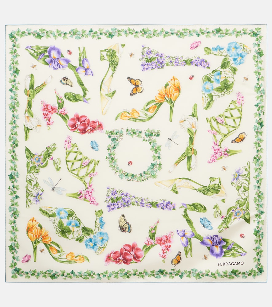 Ferragamo Floral silk scarf - Women's Clothing