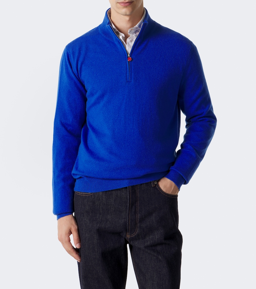 Cashmere Half-Zip Sweater