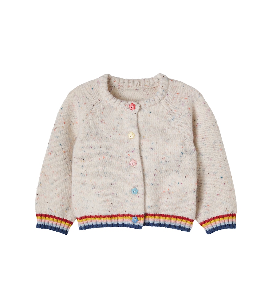 Stella Mccartney Kids Multicoloured Baby Knitted Cardigan M Size 36 - Mytheresa