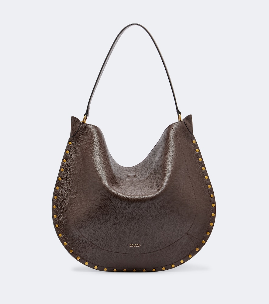 Schultertasche Oskan Large aus Leder