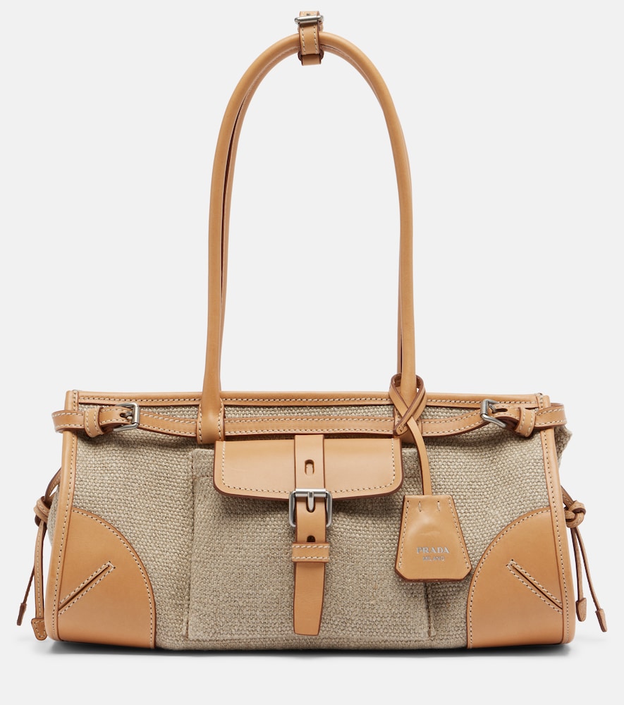 Schultertasche  Bonnie Medium mit Leder