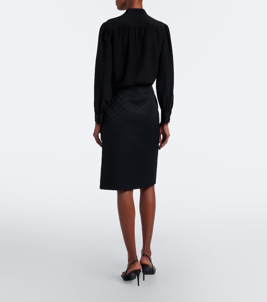 GG Jacquard Pencil Skirt