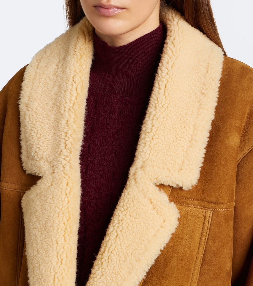 Noelle Shearling-Lined Coat