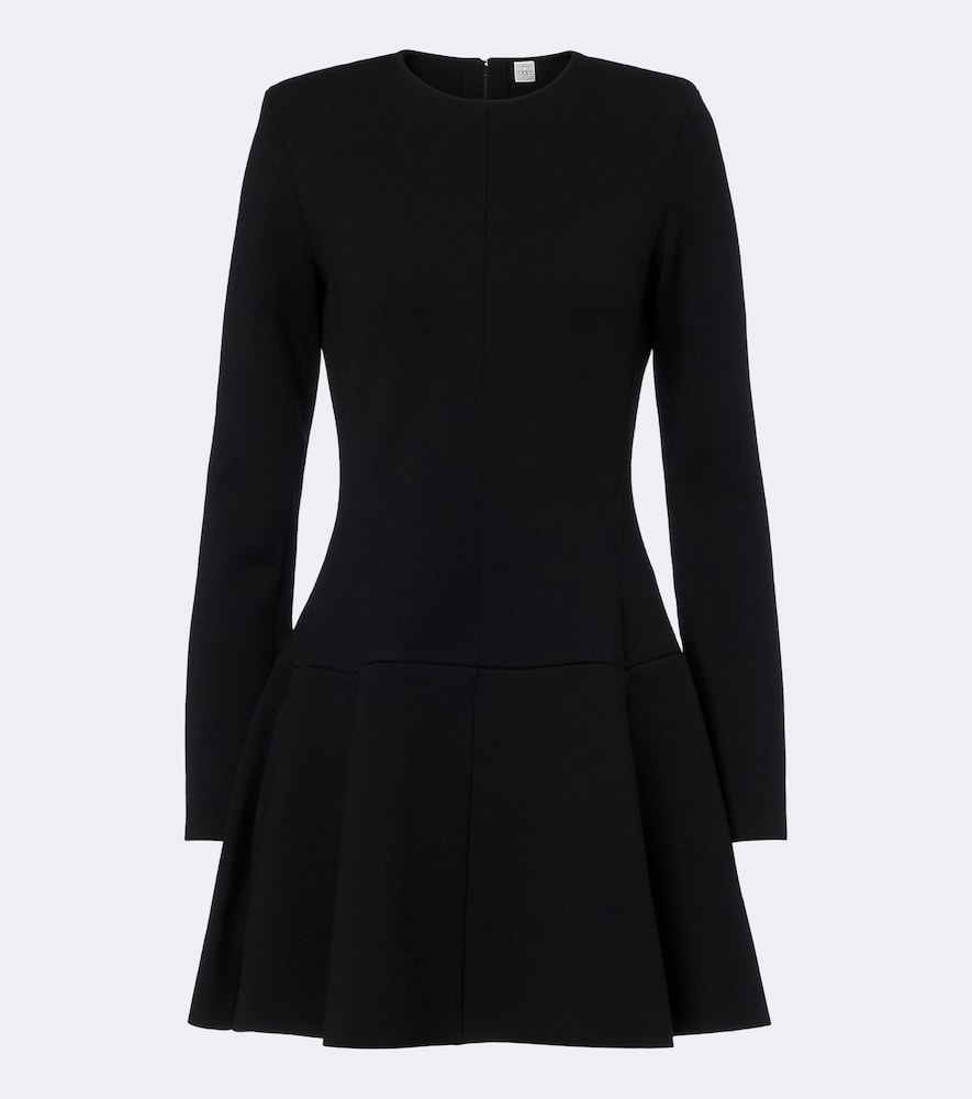 Minikleid aus einem Wollgemisch