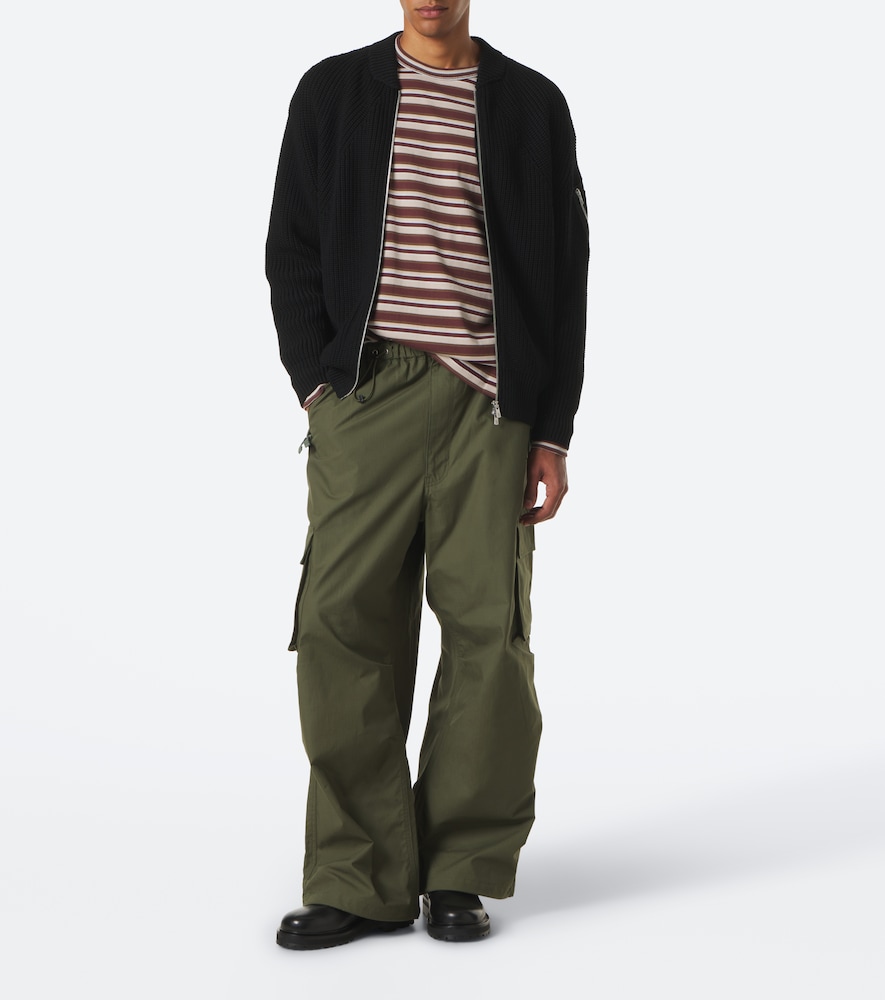 Comme Des Garçons Homme Striped Cotton Jersey T-Shirt