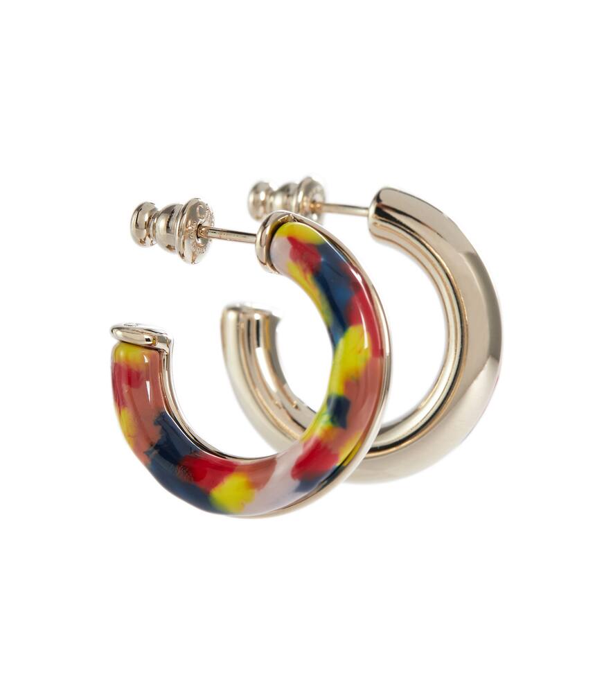 Chloé Jamie lacquered hoop earrings