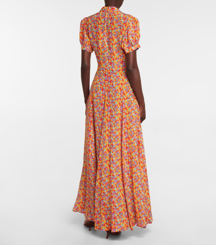  Caroline Constas Caroline Constas Maxikleid Bel Aus Seiden-crêpe 