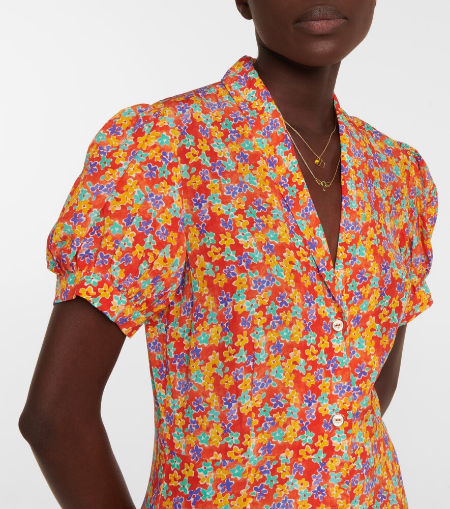  Caroline Constas Caroline Constas Maxikleid Bel Aus Seiden-crêpe 