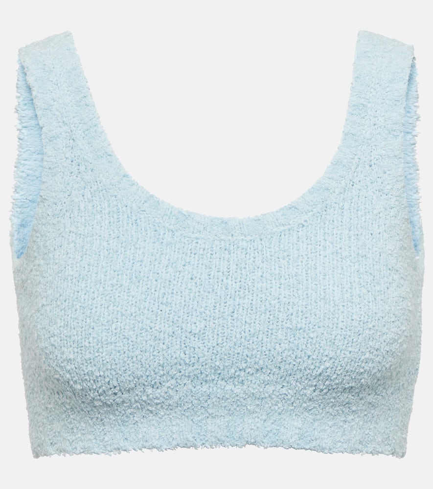 Rotate Birdy cotton-blend knit bralette