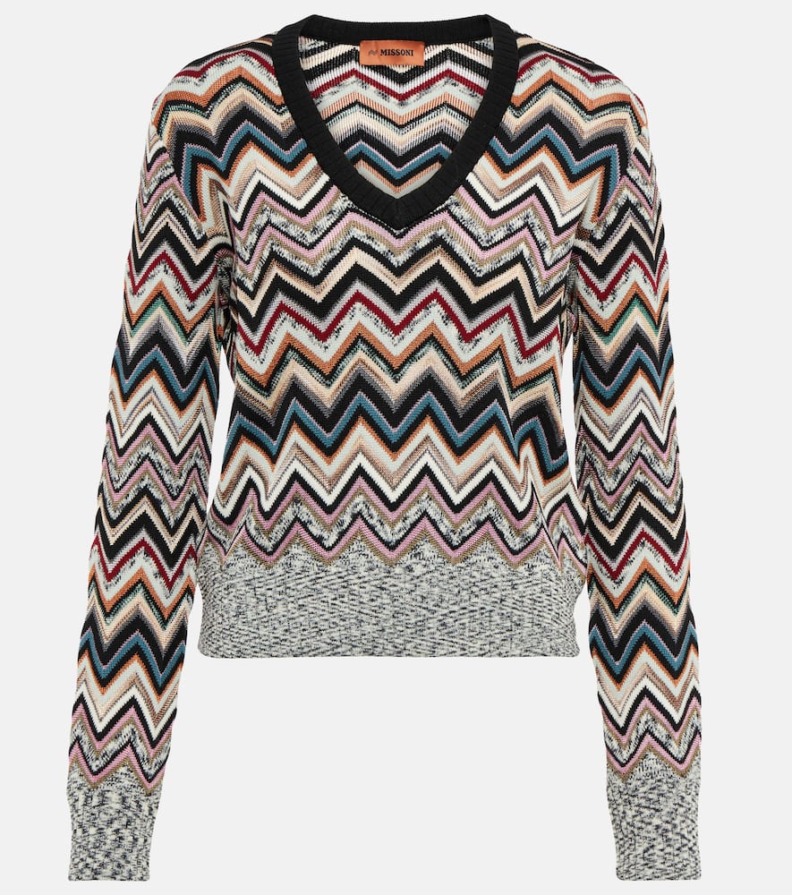 Missoni Zig-zag wool-blend sweater