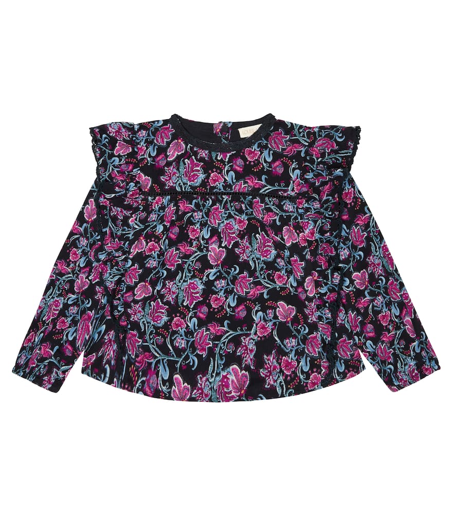Louise Misha Floral cotton blouse
