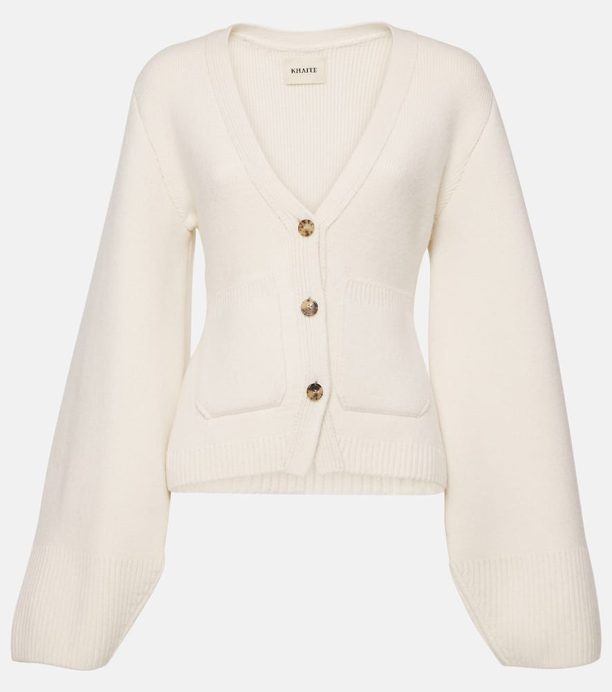 Khaite Scarlet Cashmere Cardigan In Glaze